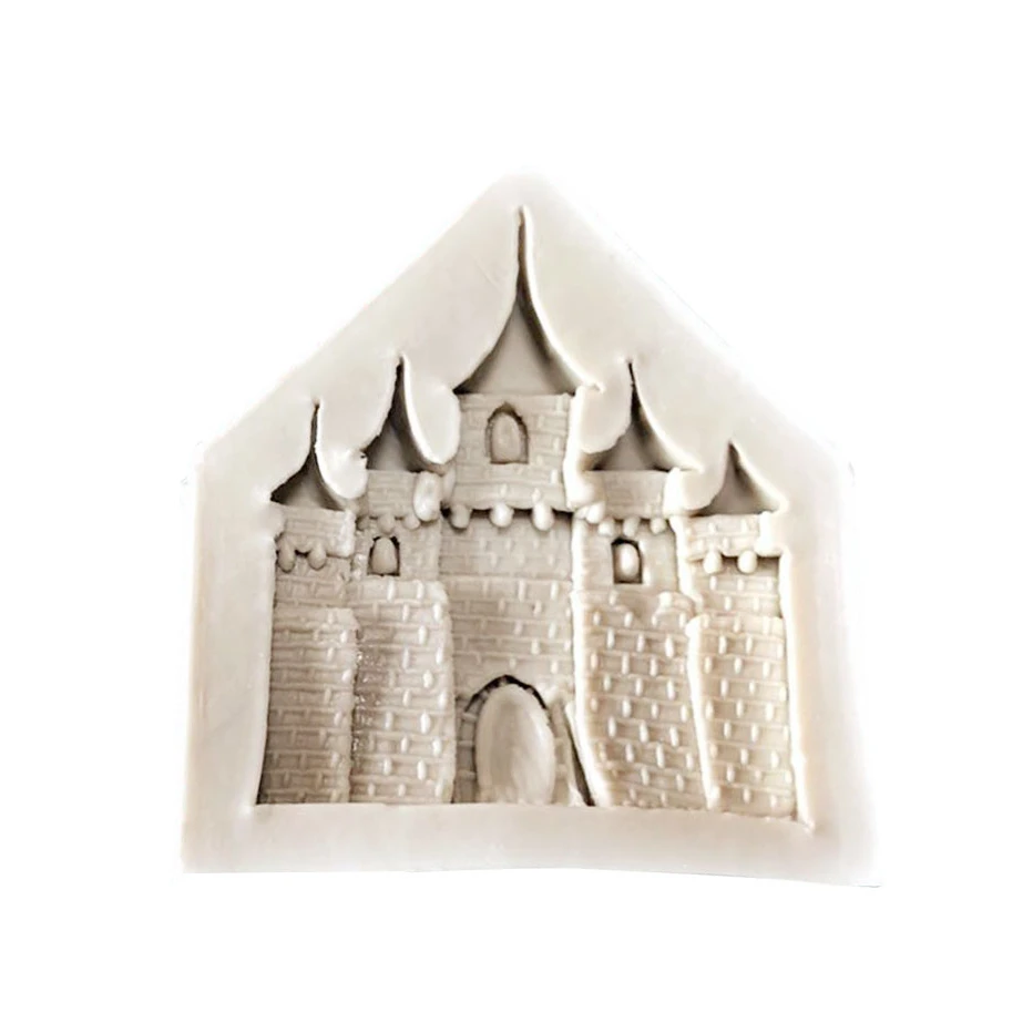 Custom castle silicone cake mold diy baking tool mold silicone mold, White
Custom castle silicone cake mold diy baking tool mold silicone mold, White
