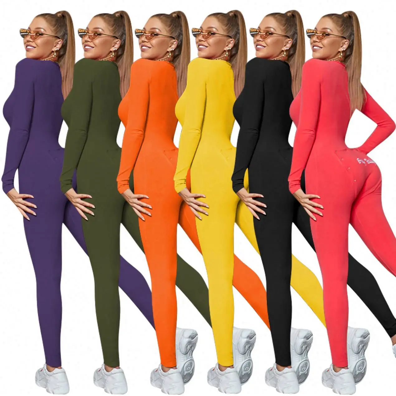 LUCKYLABEL Newest Design Jumpsuit Women 2020 Women Sleepwear Long Sleeve Back Patch Buttons one piece jumpsuits and rompers
LUCKYLABEL Newest Design Jumpsuit Women 2020 Women Sleepwear Long Sleeve Back Patch Buttons one piece jumpsuits and rompers