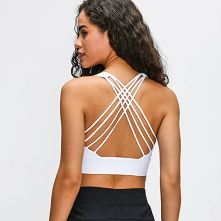 2021 Hot Sale Yoga Tops With Built In Bra Ladies Padded Sport Yoga Sports Bra Crossed Back Yoga Bra, White,black,light purple, blue,brown,moss green 
2021 Hot Sale Yoga Tops With Built In Bra Ladies Padded Sport Yoga Sports Bra Crossed Back Yoga Bra, White,black,light purple, blue,brown,moss green