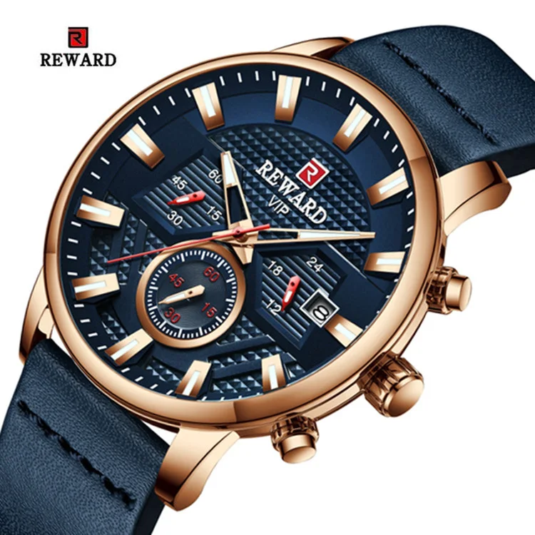 REWARD RD83007M 2019 Hot Sale Men's Waterproof Quartz Watch Classic Black Genuine Leather Army Military Watches Best Gifts
REWARD RD83007M 2019 Hot Sale Men's Waterproof Quartz Watch Classic Black Genuine Leather Army Military Watches Best Gifts