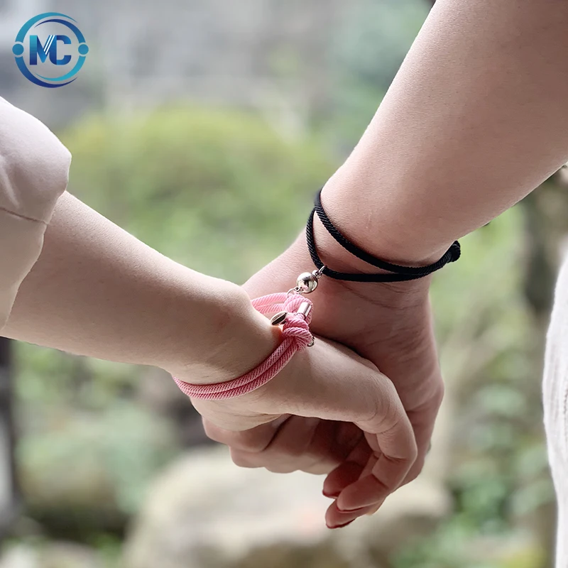2PCS/SET Couple Bracelet Magnetic Attraction Creative Bracelet Men Friendship Rope Men and Women Jewelry Gift Bracelet Homme, Colors
2PCS/SET Couple Bracelet Magnetic Attraction Creative Bracelet Men Friendship Rope Men and Women Jewelry Gift Bracelet Homme, Colors