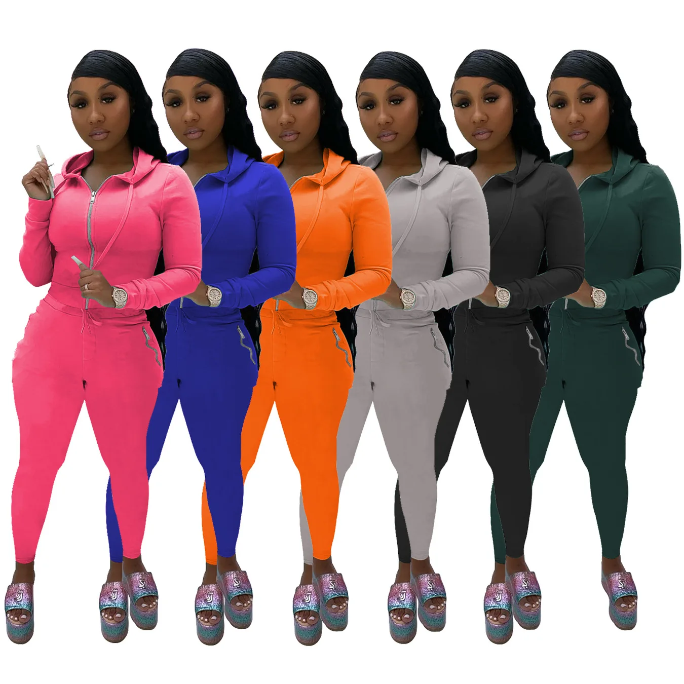 2020 Fall Casual 2Piece Set Jogger Pants Suit Matching Set Outfit Hooded Cotton Winter Clothes For Women
2020 Fall Casual 2Piece Set Jogger Pants Suit Matching Set Outfit Hooded Cotton Winter Clothes For Women