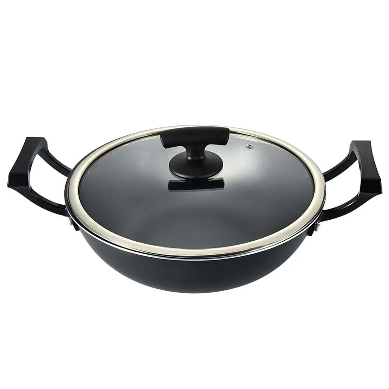 excel steel industrial big restaurants chinese stainless steel non stick burner wok, Black
excel steel industrial big restaurants chinese stainless steel non stick burner wok, Black
