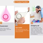 Meinoe personal safety alarm for women emergency self-defense security alarm keychain