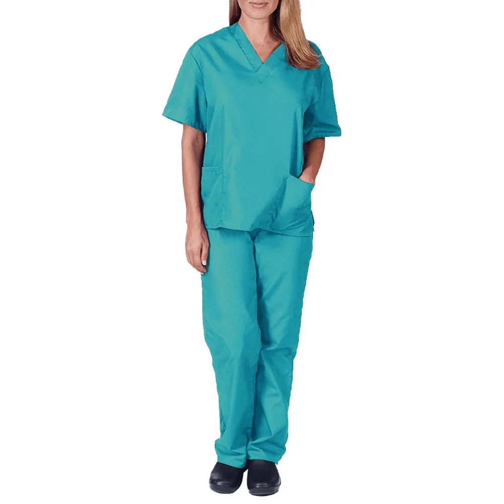 Wholesale Short Sleeve Hospital Nurse Uniform Scrub Suit For Female, Customized color
Wholesale Short Sleeve Hospital Nurse Uniform Scrub Suit For Female, Customized color