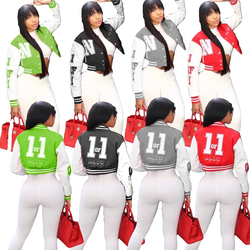 Girls' Ladies Trendy Fashion Long Baseball Coats Women Fall Clothing Biker Jackets Winter Jacket Trenc polyester Coats
Girls' Ladies Trendy Fashion Long Baseball Coats Women Fall Clothing Biker Jackets Winter Jacket Trenc polyester Coats