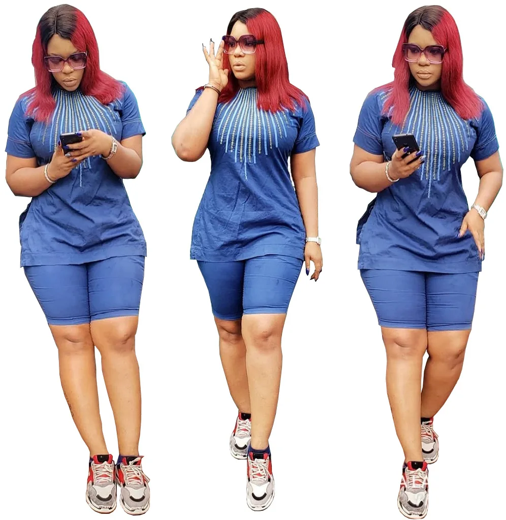 Lasted fashion women casual suits two piece sets cute blue jeans set short womens clothing 2021
Lasted fashion women casual suits two piece sets cute blue jeans set short womens clothing 2021