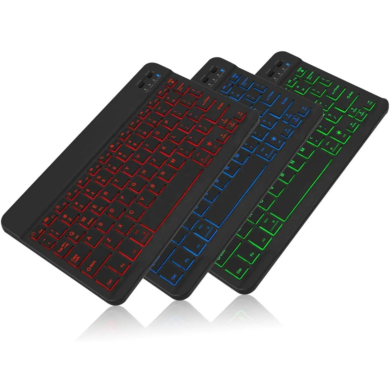 Universal Slim Portable Wireless Keyboard, Bluetooths Colors Backlit Keyboard with Built-in Rechargeable Battery Mini Keyboard, Black white
Universal Slim Portable Wireless Keyboard, Bluetooths Colors Backlit Keyboard with Built-in Rechargeable Battery Mini Keyboard, Black white