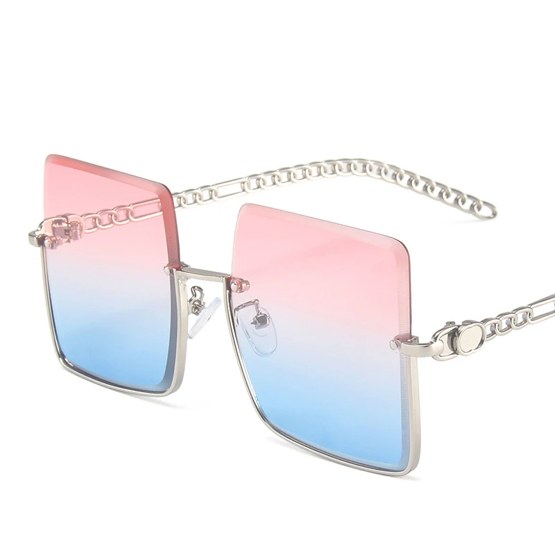 Lmamba 2021 Fashion New Square Oversized Frame Cut Edge Sunglasses INS Two Tone Ocean Retro Sun Glasses
Lmamba 2021 Fashion New Square Oversized Frame Cut Edge Sunglasses INS Two Tone Ocean Retro Sun Glasses
