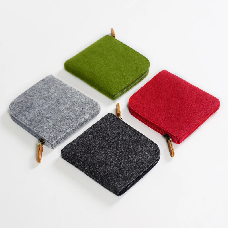 Female Zipper Square Pure Colors Wallet Women Felt Pouch Money Bag Wholesale Chic Coin Purse
Female Zipper Square Pure Colors Wallet Women Felt Pouch Money Bag Wholesale Chic Coin Purse