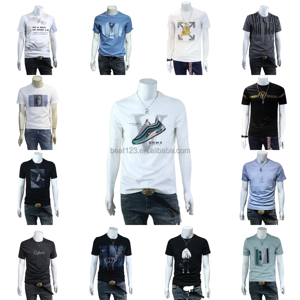 180G Combed Cotton Tshirt with Custom Printing Logo Loose Fit Men tshirt with Logo Printing sx-5xl Plus Size T Shirt Men's Shirt
180G Combed Cotton Tshirt with Custom Printing Logo Loose Fit Men tshirt with Logo Printing sx-5xl Plus Size T Shirt Men's Shirt