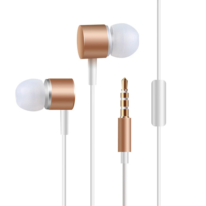 3.5mm plug High-quality Metal Wire-controlled Earbud Headphones With Mic Mobile Computer MP3 Headset In Ear Earphone for iphone
3.5mm plug High-quality Metal Wire-controlled Earbud Headphones With Mic Mobile Computer MP3 Headset In Ear Earphone for iphone