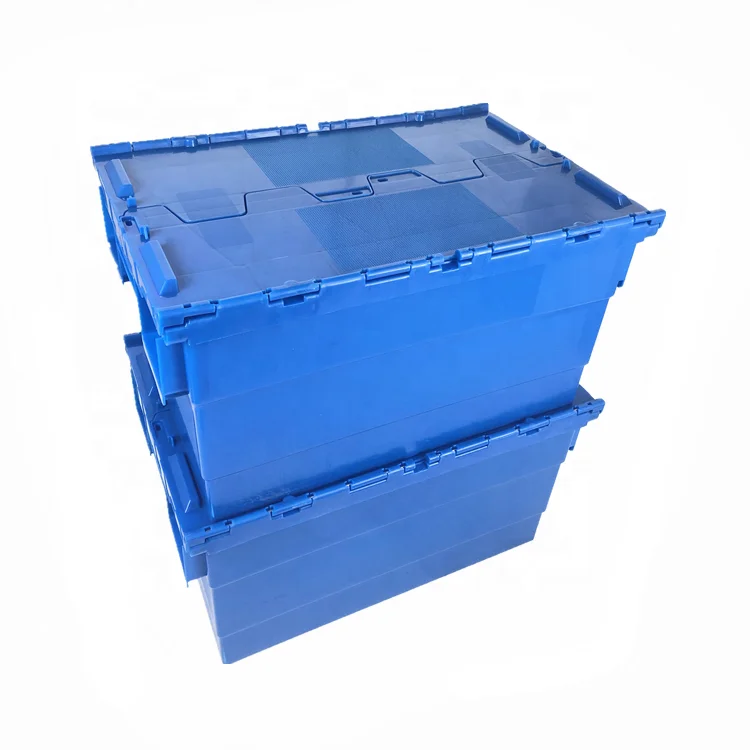 Portable 50L Storage Container Fruit Vegetable Plastic Moving Crate for Sale supplier