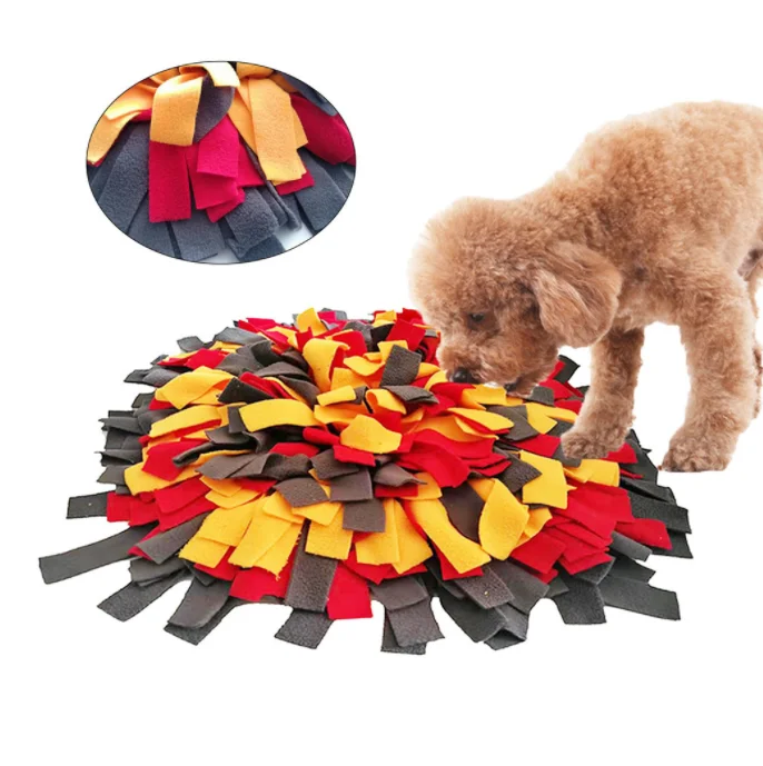 Pet dog puzzle toy machine wash stitching pet smelling training blanket Snuffle Mat dog feeding snuffle mats to relieve stress
Pet dog puzzle toy machine wash stitching pet smelling training blanket Snuffle Mat dog feeding snuffle mats to relieve stress
