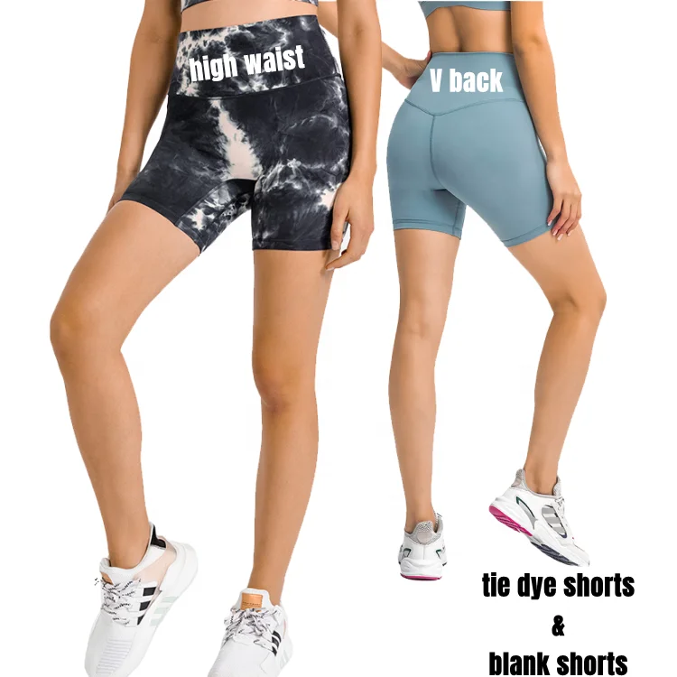 Luluxixiyaya Sports Wear Nylon High Stretch Tie Dye Seamless Mini Pocket Summer No Front Stitch Women's Yoga Shorts
Luluxixiyaya Sports Wear Nylon High Stretch Tie Dye Seamless Mini Pocket Summer No Front Stitch Women's Yoga Shorts