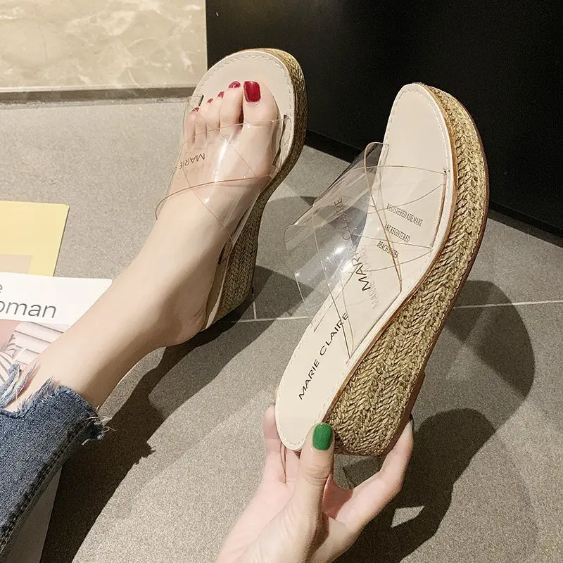 Women's Clothing New 2022 Summer slippers for the ladies Transparent low-heel shoes High-heeledWomen's Sweaters
Women's Clothing New 2022 Summer slippers for the ladies Transparent low-heel shoes High-heeledWomen's Sweaters