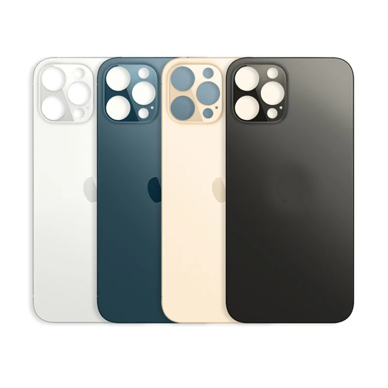 Back Glass Big Hole for iphone Original Battery back Cover glass for iPhone 12 pro Rear Door glass for iPhone 12 pro max
Back Glass Big Hole for iphone Original Battery back Cover glass for iPhone 12 pro Rear Door glass for iPhone 12 pro max