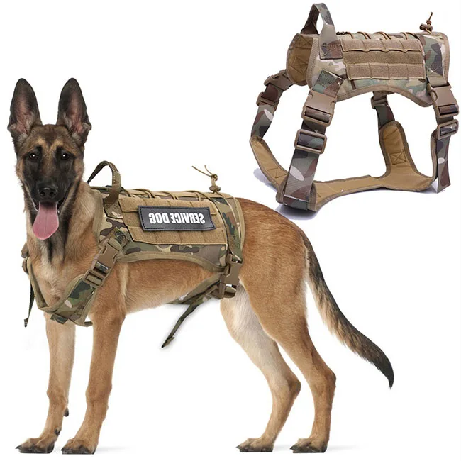 High end dog vest training adjustable nylon military dog harness k9, Black, khaki, army green, cp camo
High end dog vest training adjustable nylon military dog harness k9, Black, khaki, army green, cp camo