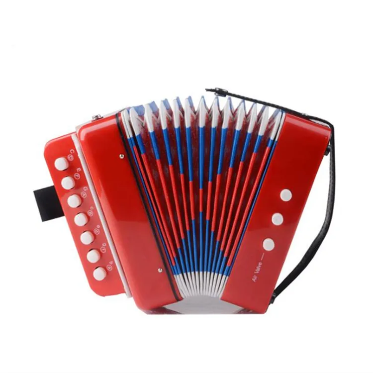 Children's puzzle music performance accordion entertainment toy instrument accordion, Red
Children's puzzle music performance accordion entertainment toy instrument accordion, Red