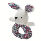 Low price infant plush little rabbit bell