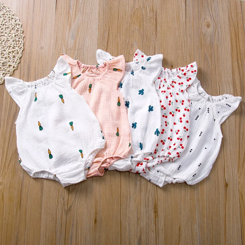 Baby Girls Cute Cartoon Print Jumpsuit Infant Summer One-pices Dress Outfit Soft Cotton Rompers, Customized color
Baby Girls Cute Cartoon Print Jumpsuit Infant Summer One-pices Dress Outfit Soft Cotton Rompers, Customized color