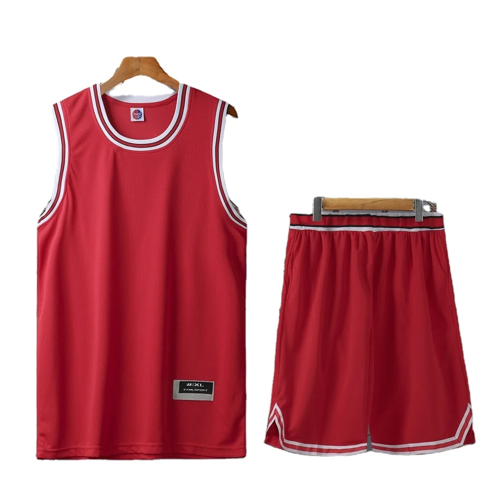 Wholesale Basketball clothes Customize Logo Basketball uniform set group purchase training game uniforms Casual Fashion, 4 colors
Wholesale Basketball clothes Customize Logo Basketball uniform set group purchase training game uniforms Casual Fashion, 4 colors