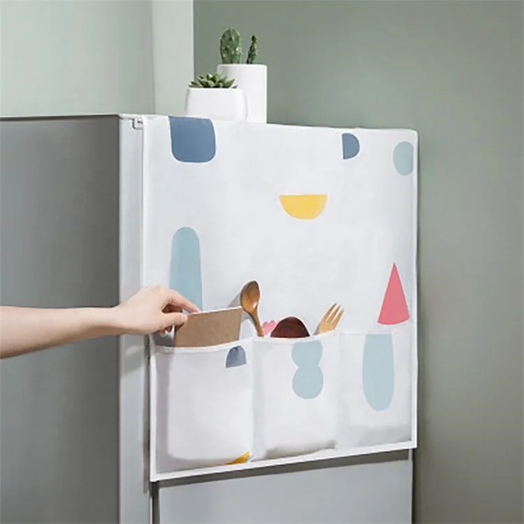 Multifunctional Washing Machine Top Cover Single Door Refrigerator Dust Cover Waterproof Storage Bag, White with printing
Multifunctional Washing Machine Top Cover Single Door Refrigerator Dust Cover Waterproof Storage Bag, White with printing