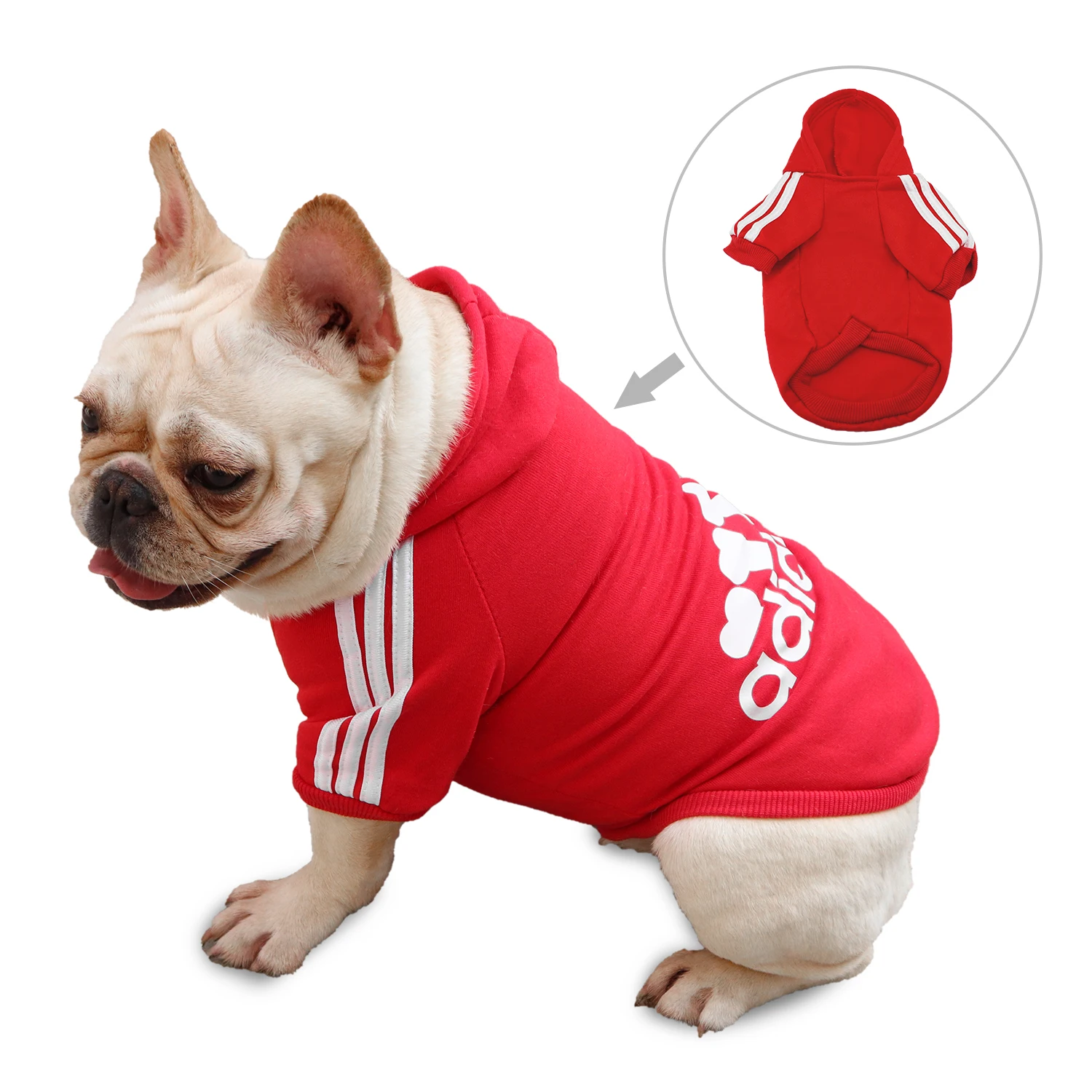 Dog Clothes Winter Puppy Hoodie Pet Clothing French Bulldog Coat Shirt Solid Sweatshirt For Dogs Pets Costume, Blue, grey ,black,yellow,yellow
Dog Clothes Winter Puppy Hoodie Pet Clothing French Bulldog Coat Shirt Solid Sweatshirt For Dogs Pets Costume, Blue, grey ,black,yellow,yellow