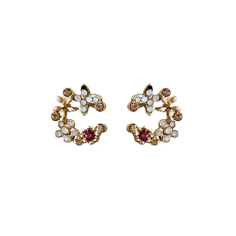 2021 Latest Design Brand Ear Ring for Woman High Quality Gem Stone Flower Stud Earrings, 5 designs
2021 Latest Design Brand Ear Ring for Woman High Quality Gem Stone Flower Stud Earrings, 5 designs