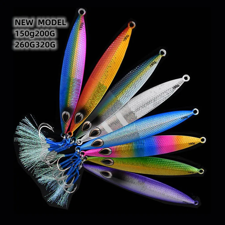 150g 200g 260g 320g Big Game Luminous Fast Fall Fishing Metal Jig Lure Saltwater Lure Fish Lure Tuna Shore Jig
150g 200g 260g 320g Big Game Luminous Fast Fall Fishing Metal Jig Lure Saltwater Lure Fish Lure Tuna Shore Jig