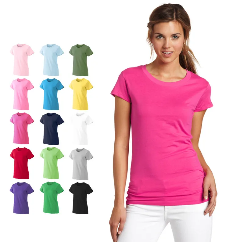 Wholesale 100% Cotton round neck Tshirt Printing Short Sleeved T-shirt Printed O Neck T Shirt For Women, Multi
Wholesale 100% Cotton round neck Tshirt Printing Short Sleeved T-shirt Printed O Neck T Shirt For Women, Multi