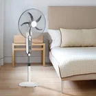 Electric Fan Rechargeable Standing Fan Hot Sale AC DC Solar Stand Electric Fan