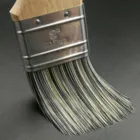 Logo Customization Paint Brush Hot Selling Custom Size High Quality Wood Handle Wall Painting Filament Grey Paint Brush