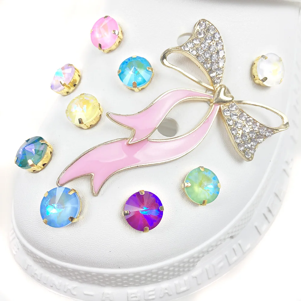Colorful Rhinestone Diamond Heart Bling Lace Shoes Lace Jewelry Charm Clog Shoe Accessories
Colorful Rhinestone Diamond Heart Bling Lace Shoes Lace Jewelry Charm Clog Shoe Accessories