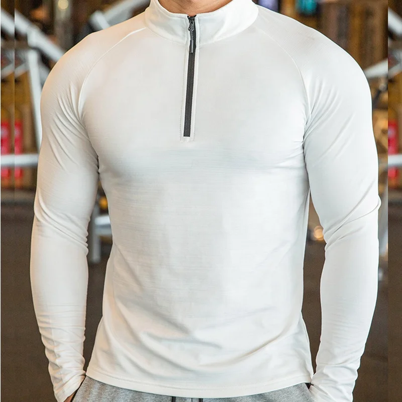 Manufacture men long sleeves 1/4 zip sports shirts gymwear polyester fitness quater zip up white shirts for men
Manufacture men long sleeves 1/4 zip sports shirts gymwear polyester fitness quater zip up white shirts for men