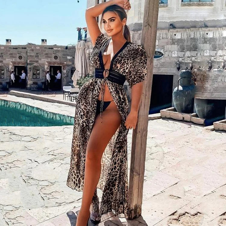 Dresses Women Sexy Beach Wear Cover Up Monki Leopard Print Long Kaftan, Feather,floral,leaf,blue,white,black,leopard
Dresses Women Sexy Beach Wear Cover Up Monki Leopard Print Long Kaftan, Feather,floral,leaf,blue,white,black,leopard