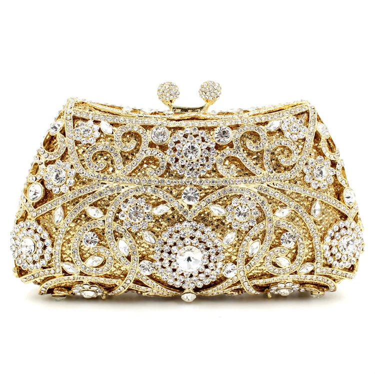 Women Luxury Crystal Clutch Bags Sparkly Handmade Bridal Purse Bag Wedding Party Evening Bags, 5 colors
Women Luxury Crystal Clutch Bags Sparkly Handmade Bridal Purse Bag Wedding Party Evening Bags, 5 colors