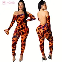 M9044 hot sale off shoulder puff sleeve backless print Romper Womens Jumpsuits Sexy Bodycon
M9044 hot sale off shoulder puff sleeve backless print Romper Womens Jumpsuits Sexy Bodycon