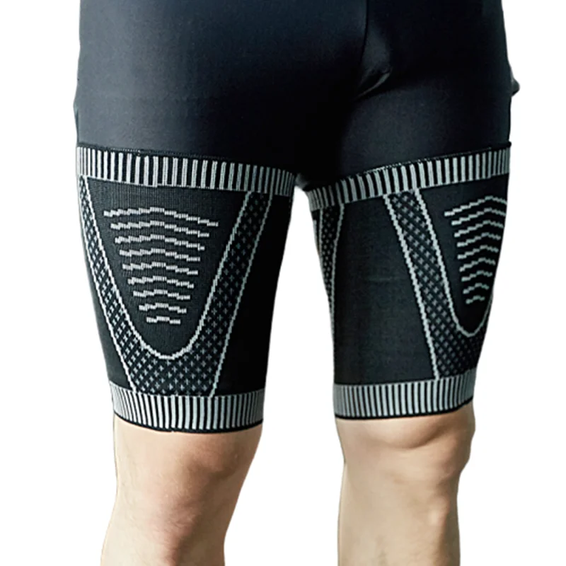 Nylon Compression Thigh Support Sleeve Elastic Fitness Running Leg Thigh Wrap Guard, Black
Nylon Compression Thigh Support Sleeve Elastic Fitness Running Leg Thigh Wrap Guard, Black