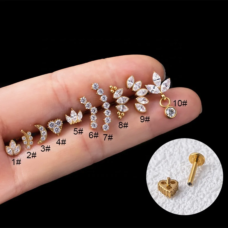 R.Gem. G23 Titanium 16G 1.2mm Hypoallergenic 8mm Bar Flat Back Stud Earrings F136 Titanium Piercing
R.Gem. G23 Titanium 16G 1.2mm Hypoallergenic 8mm Bar Flat Back Stud Earrings F136 Titanium Piercing
