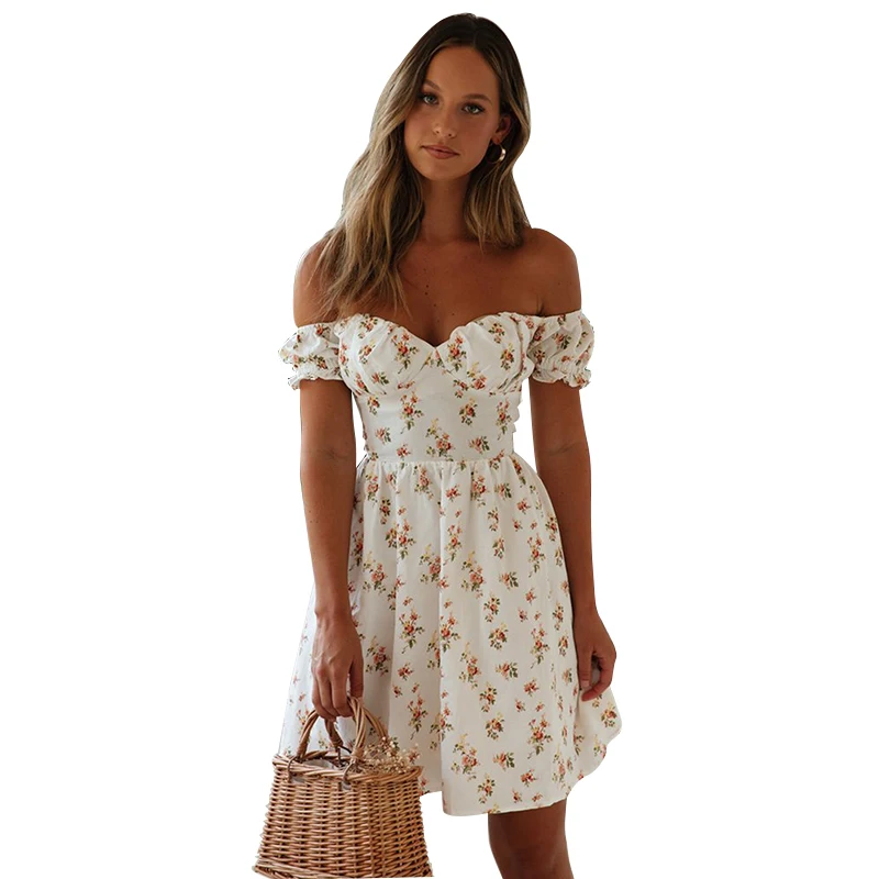 Summer Fashionable Women Floral Printed Off Shoulder Mini Casual Dress, Floral print
Summer Fashionable Women Floral Printed Off Shoulder Mini Casual Dress, Floral print