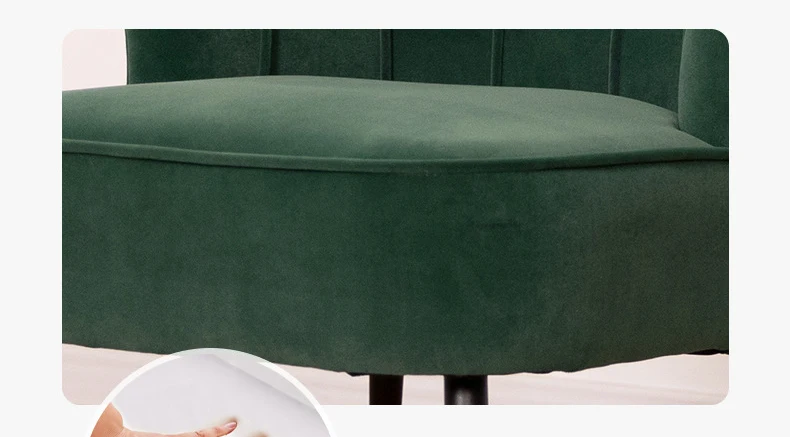 Light  luxury and modern nordic style dining room chair with backrest washable leisure chair comfortable for living room