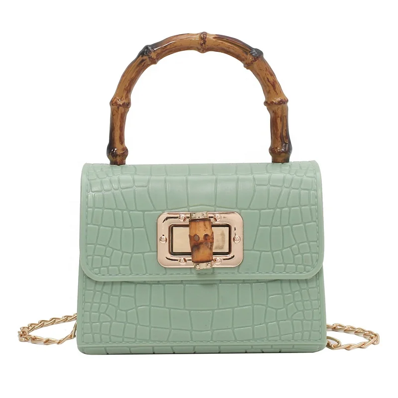 2021 Summer Stone Pu Leather Hand Bags Cross Shoulder Bamboo Handle Mini Bag Women Chain Purse Handbag
2021 Summer Stone Pu Leather Hand Bags Cross Shoulder Bamboo Handle Mini Bag Women Chain Purse Handbag