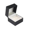 Black luxury PU leather box packing wristwatch, Packaging item watch storage display
