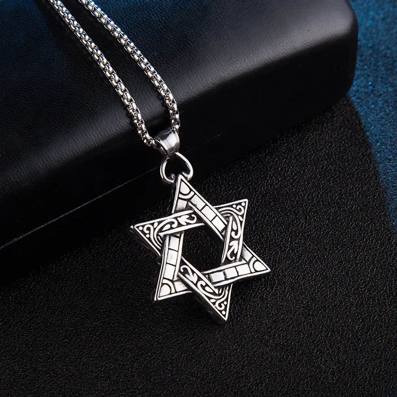 2022 Jewelry Star Hip Hop Hollow Retro Trendy Men's Stainless Steel Necklace Pendant Factory Direct Sales
2022 Jewelry Star Hip Hop Hollow Retro Trendy Men's Stainless Steel Necklace Pendant Factory Direct Sales