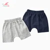 China wholesale customized soft breathable cotton kid baby boy harem shorts