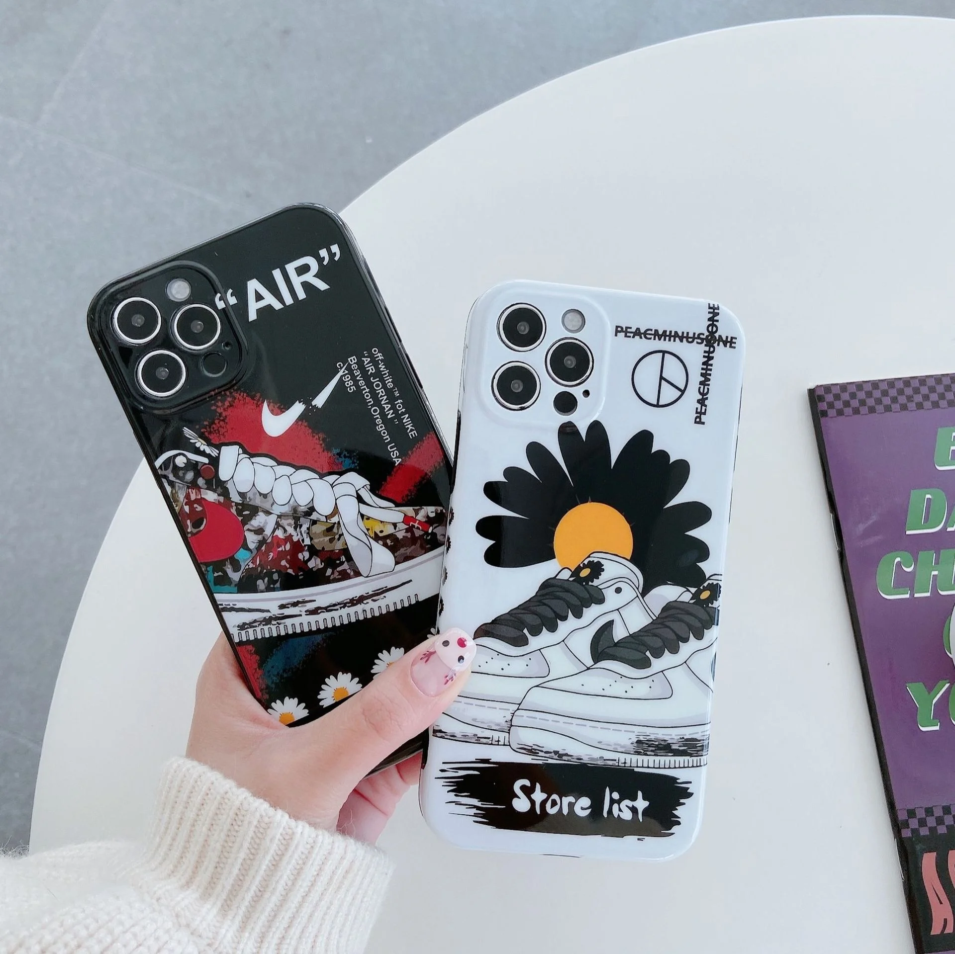 Side cartoon GD Quan Zhilong same sneakers Apple 12Xsmax mobile phone shell xr suitable for iphone11pro soft, White
Side cartoon GD Quan Zhilong same sneakers Apple 12Xsmax mobile phone shell xr suitable for iphone11pro soft, White