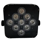 Led Par Dmx Led LED Flat Par Light DMX Wireless Remote Control 9*18W 4in1 Battery Powered Par Light