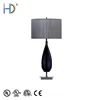 Wholesale Polyresin Modern Shaped Nickel Finish Table Lamp For Hotel Bedroom