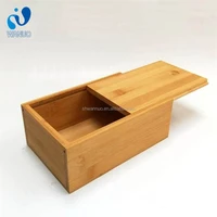 

WanuoCraft Eco Friendly Natural Bamboo Sliding Lid Box Wooden Bamboo Gift Packaging Storage Boxes Case